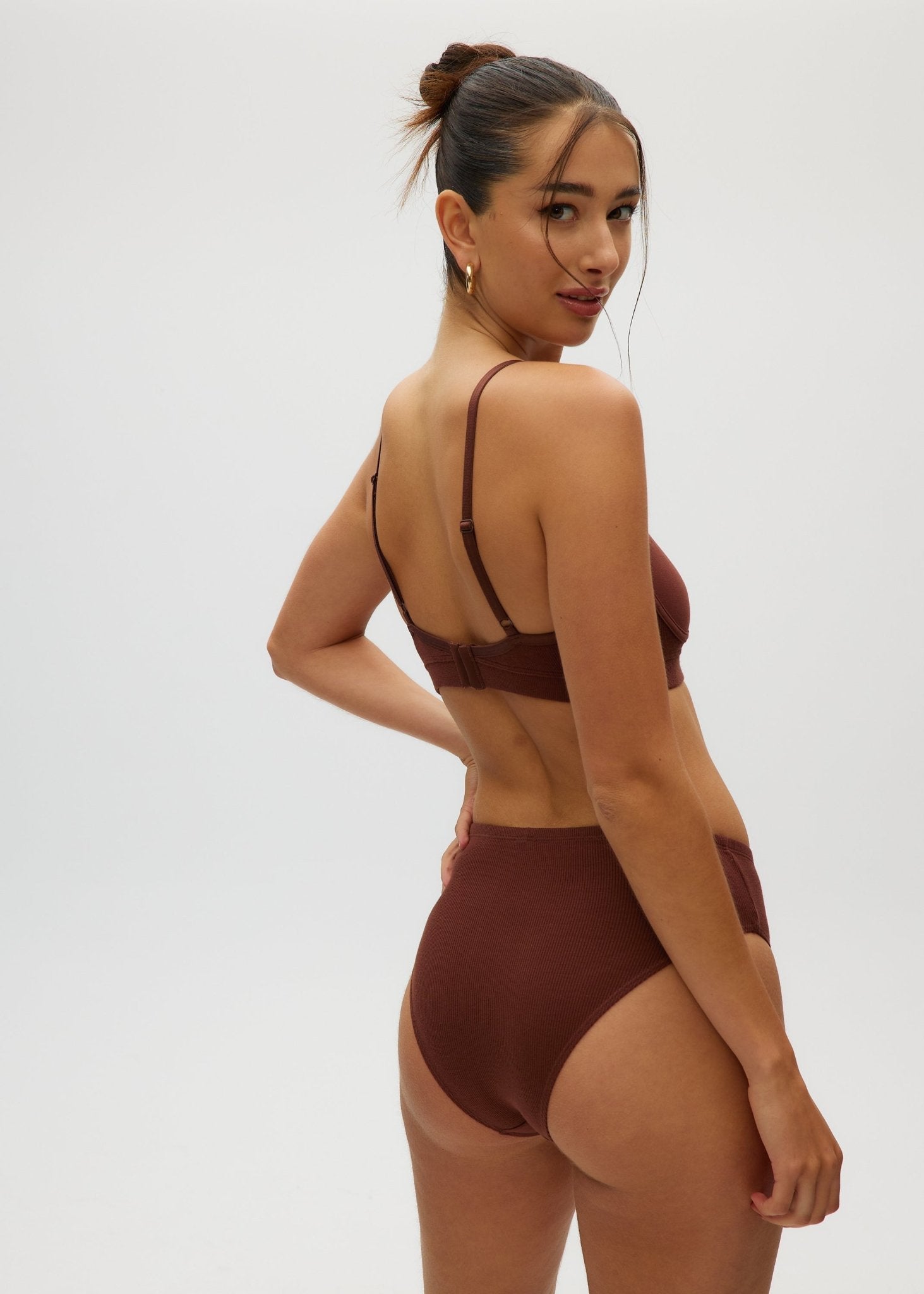 Bikini taille haute - Sous-vêtements en bambou