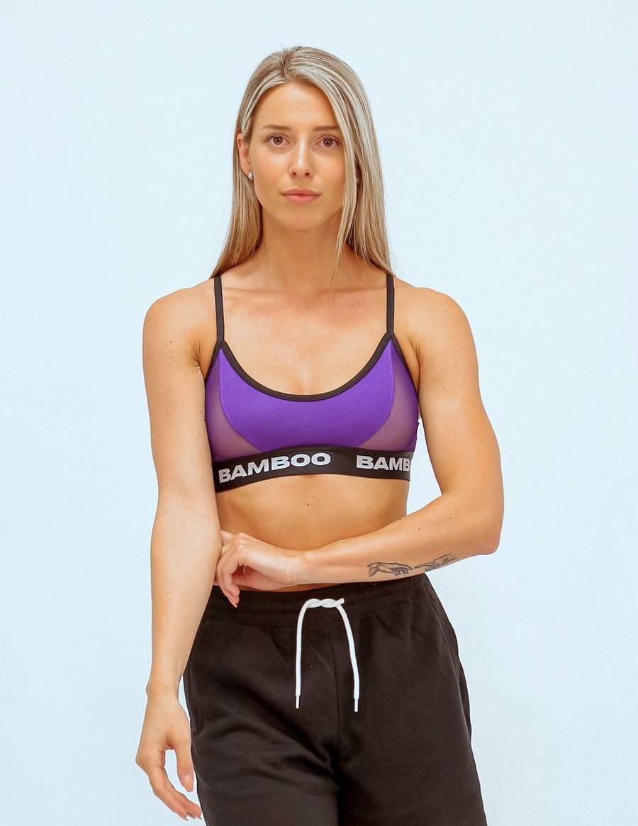 Mesh Classic Women Bralette-Bamboo Underwear-L,M,S,Top,XL,XS